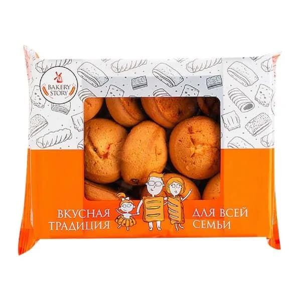 Печенье сдобное Творожное с цукатами Bakery Story 450г