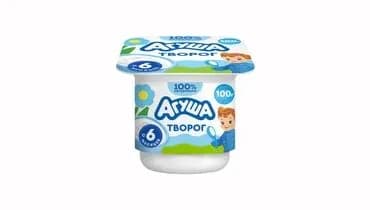 Творог детский Агуша Классический 4,5% с 100 г