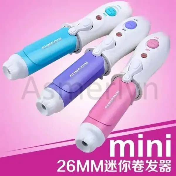 Мини-мультфильм, прямые и щипцы, электрические щипцы для завивки волос двойного назначения, фиолетовые