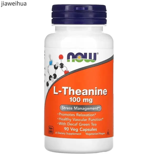 Теанин NOW Foods L-Theanine 100 мг 90 растительных капсул