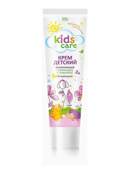 Детский крем увлажняющий IRIS "Kids Care" с ромашкой и лавандой 100мл