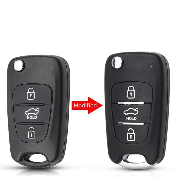 Ключ зажигания, арт. For hyundai kia modified key, 1 шт.