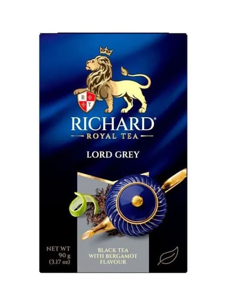Чай листовой черный Richard Lord Grey, 90 г