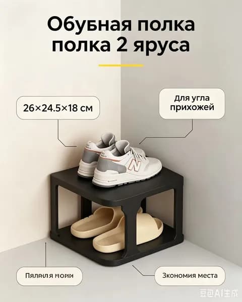 Обувница, 24х18х26 см
