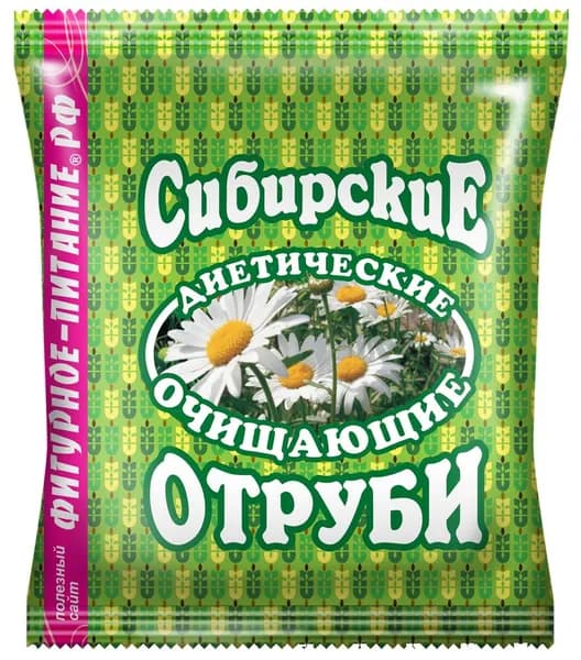 Отруби Сибирская клетчатка пшеничные Сибирские Очищающие, 200г