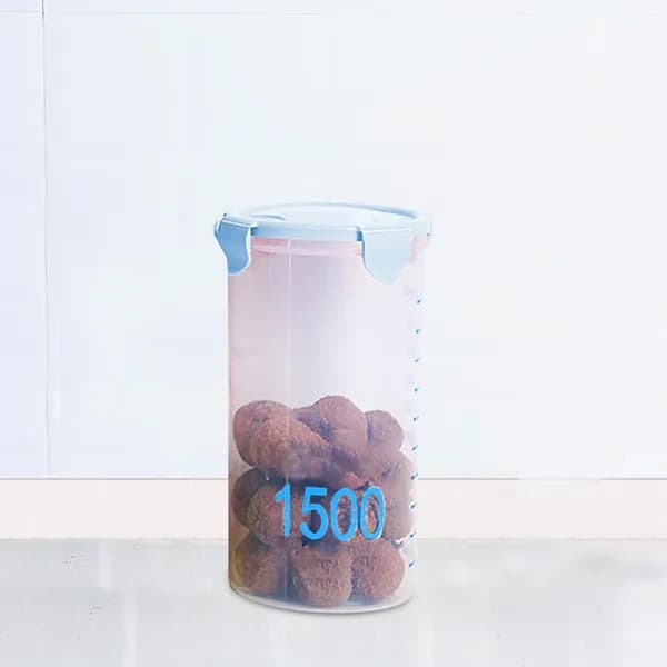 Банка для сыпучих продуктов, 1500 мл, 1 шт