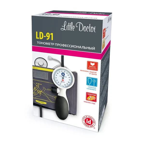 ТОНОМЕТР LITTLE DOCTOR LD91 механический (с фонендоскопом)