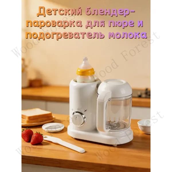 Стационарный блендер 辅食机, белый
