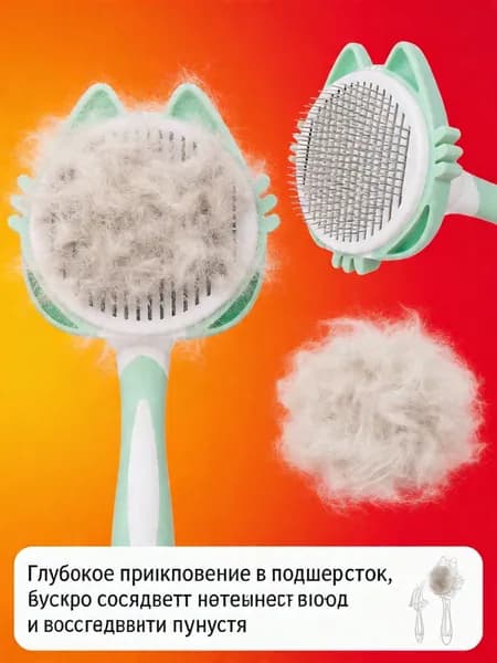 Металлическая расческа для кошек и собак