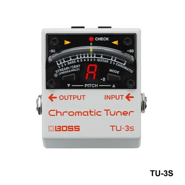 Хроматический тюнер гитарной педали Boss TU 3S