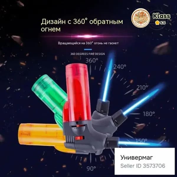 Бестселлер среди заправляемых мини горелок с пьезоподжигом, портативный
