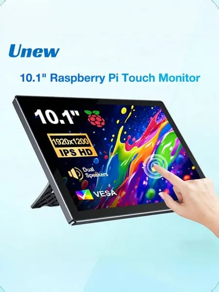 UNEW 10" Монитор CX101PI-C (CX101PI-C), IPS, 1920x1200 WUXGA, 60 Гц, черный
