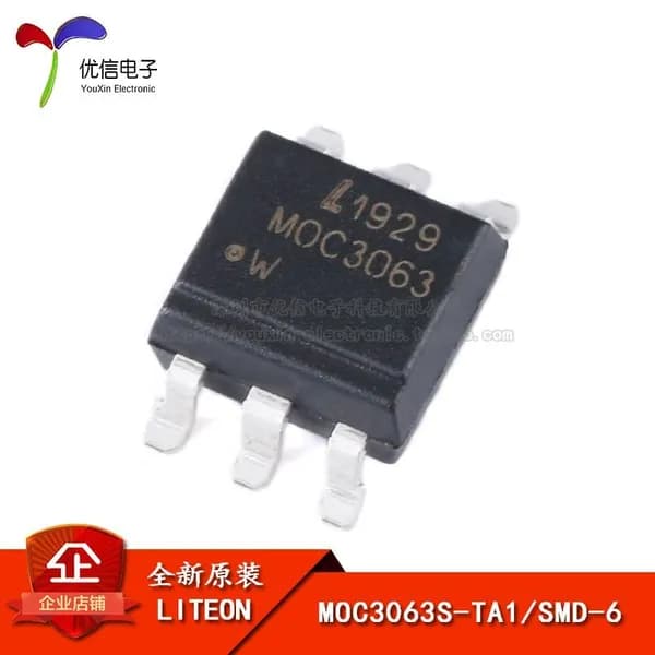10 шт.MOC3063S-TA1 SMD-6 Микросхема симисторной выходной оптроны