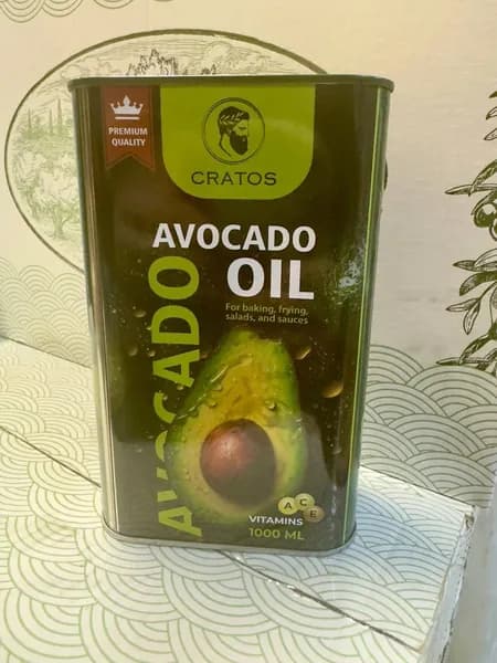Масло авокадо, для жарки и салатов, рафинированное "Avocado Oil" 1л жестяная банка