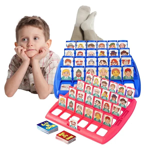 Настольная игра Угадай, кто я? для 2 игроков, 96 карт, развивает логику