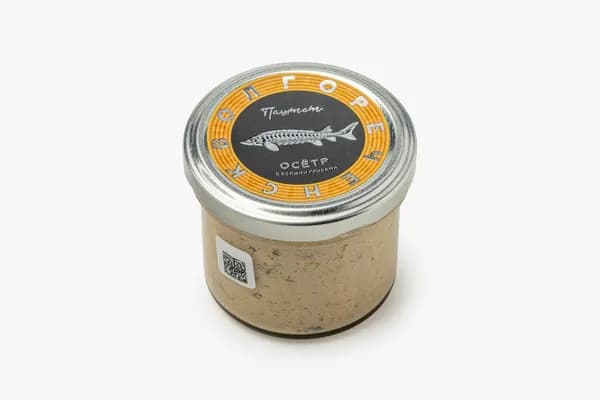 Паштет из осетра с белыми грибами, 100 г