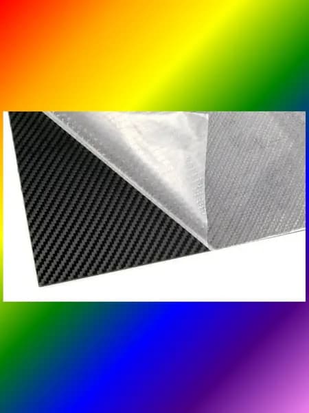 Эксклюзивный карбоновый матовый лист Kydex 300x200x2 мм с диагональной текстурой для создания ножен.