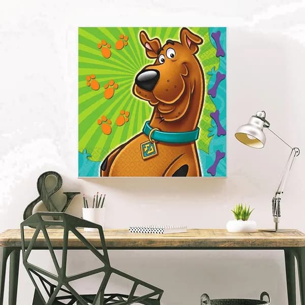 Диамантная вышивка Scooby Doo, 30 30 см, 5D, с имитацией бриллиантов