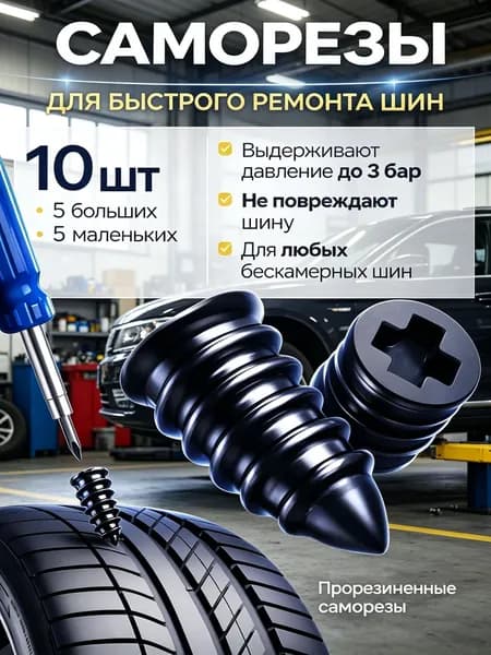 Набор для ремонта шин, 10 шт.