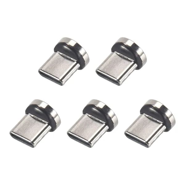 Магнитный адаптер type-c 7pin для быстрой зарядки с вращающимся на 360 градусов разъемом / 5 шт.