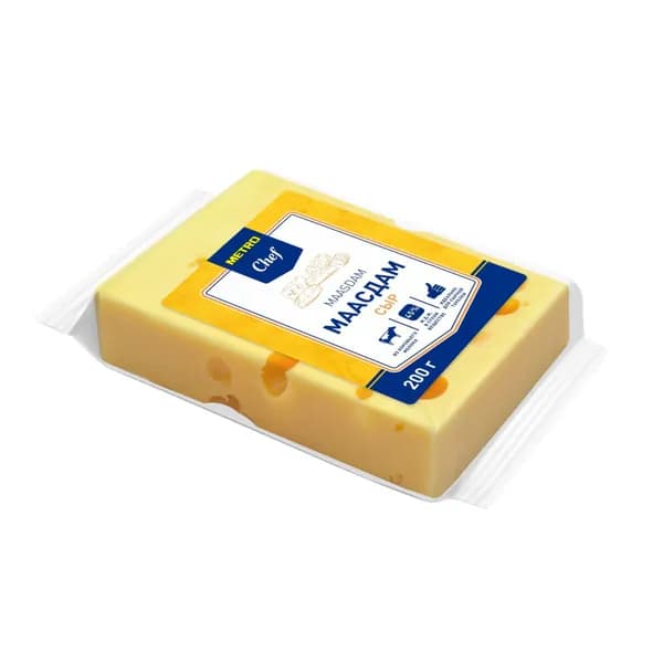 METRO Chef Сыр маасдам 45%, 200г, 6 штук