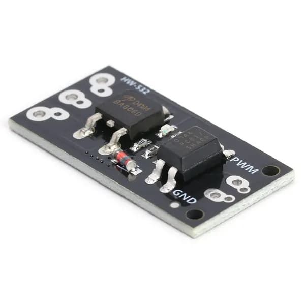 Модуль полевого транзистора MOSFET с оптопарой PC817, управление PWM, ток до 50 А