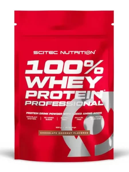 Сывороточный протеин Scitec Whey Protein 500 грамм Шок кокос