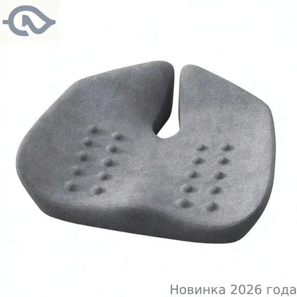Ортопедический стул, Ткань, Серый