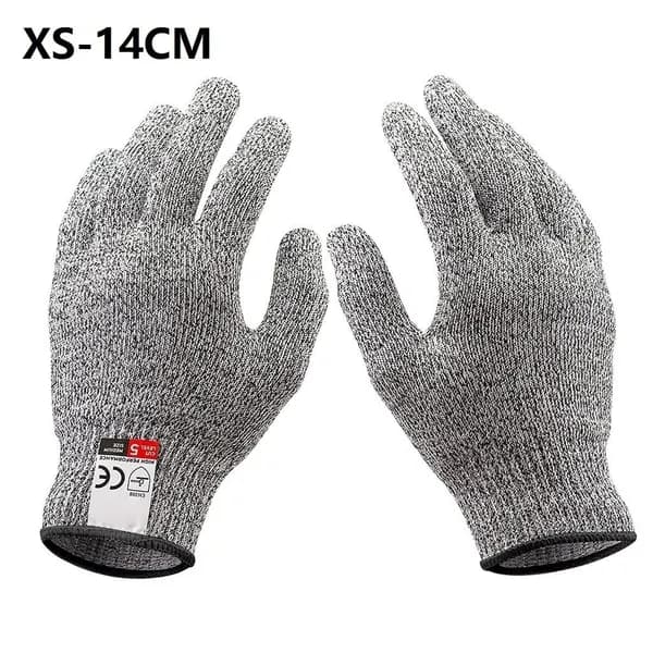 Перчатки антипорезные, класс 5, HPPE XS-14СМ