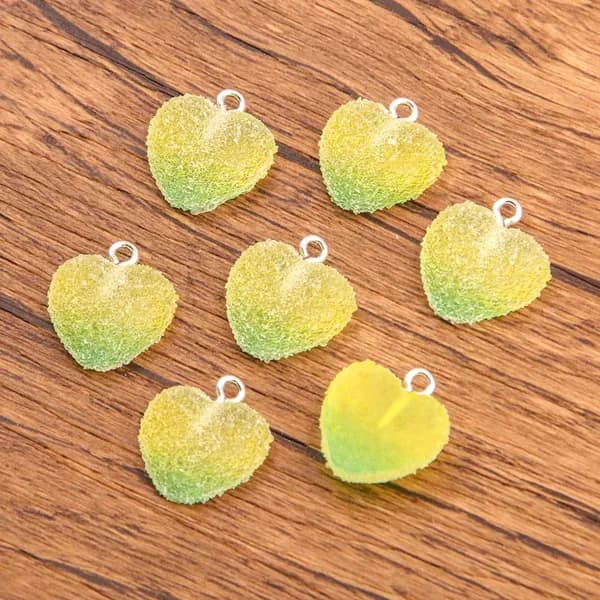 Подвеска из смолы градиентного цвета 10pcs