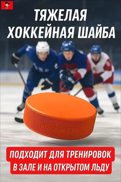 Шайба хоккейная, 1 шт