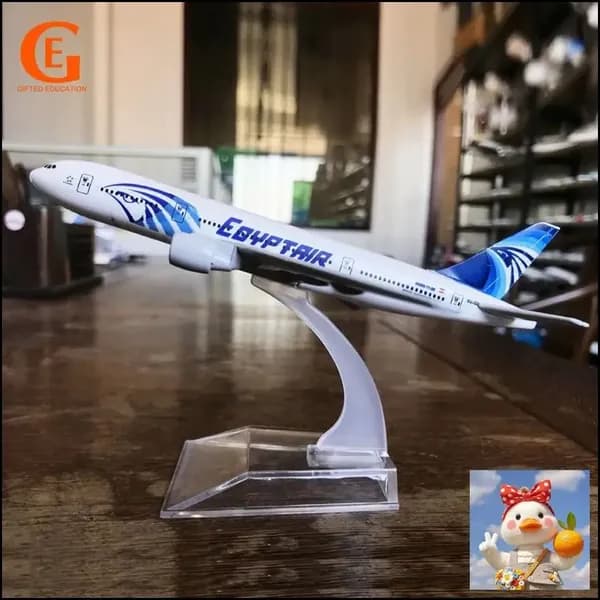 Металлическая Модель Самолета Боинг 777, Авиация Египта B777