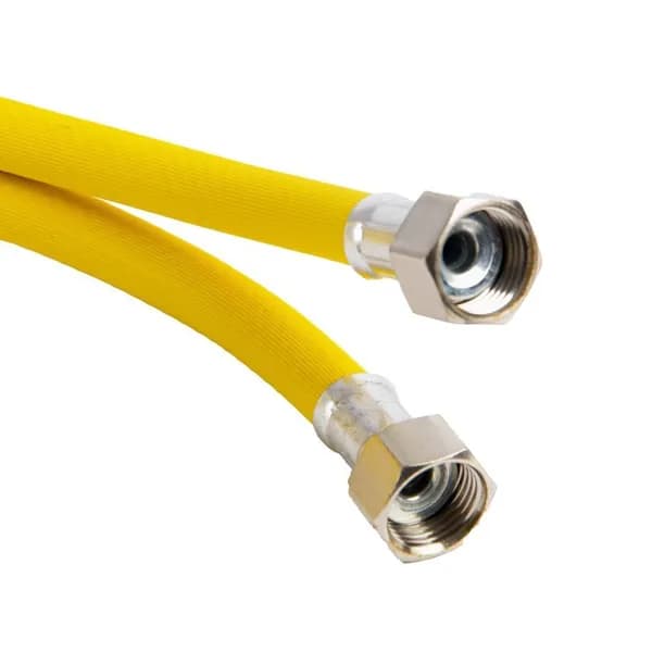 RISPA Шланг, подводка для газовых систем 1/2" 0.8м Гайка-гайка
