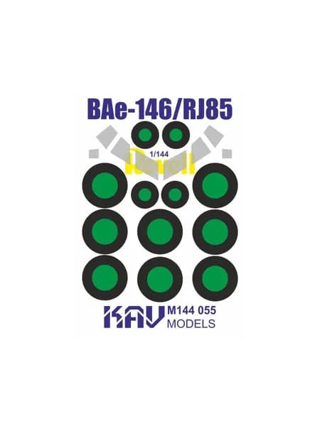 Окрасочная маска на BAe-146/RJ85 (Revell) 1:144 KAV M144 055