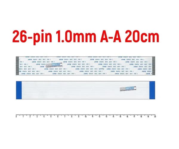 FFC FPC шлейф 26pin 1.0mm 20cm A-Type