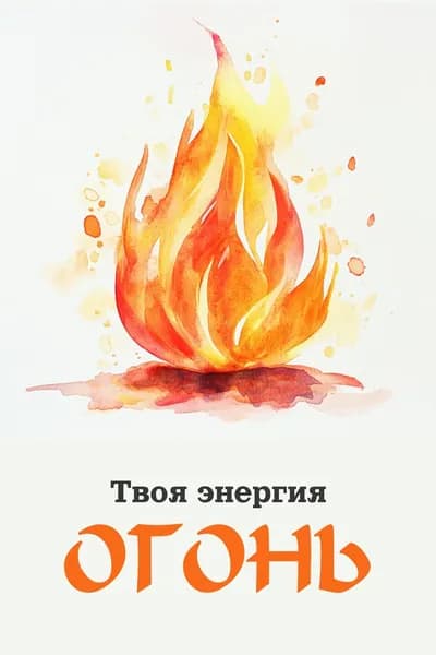 Авторская открытка "Твоя энергия Огонь"