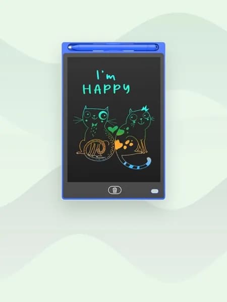 8.5 дюймовая LCD панель для письма с чувствительностью к давлению портативный инструмент для заметок, Синий