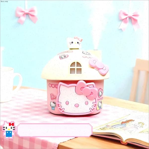 Увлажнитель воздуха Hello Kitty-Увлажнитель воздуха, светло-розовый, кремовый