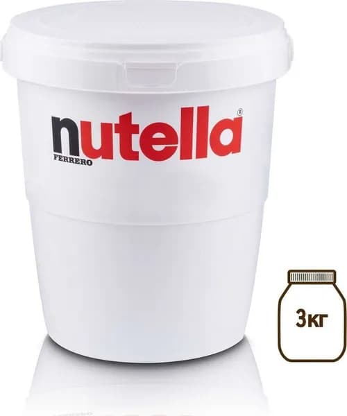 Паста ореховая Nutella (Нутелла), с добавлением какао, 3 кг