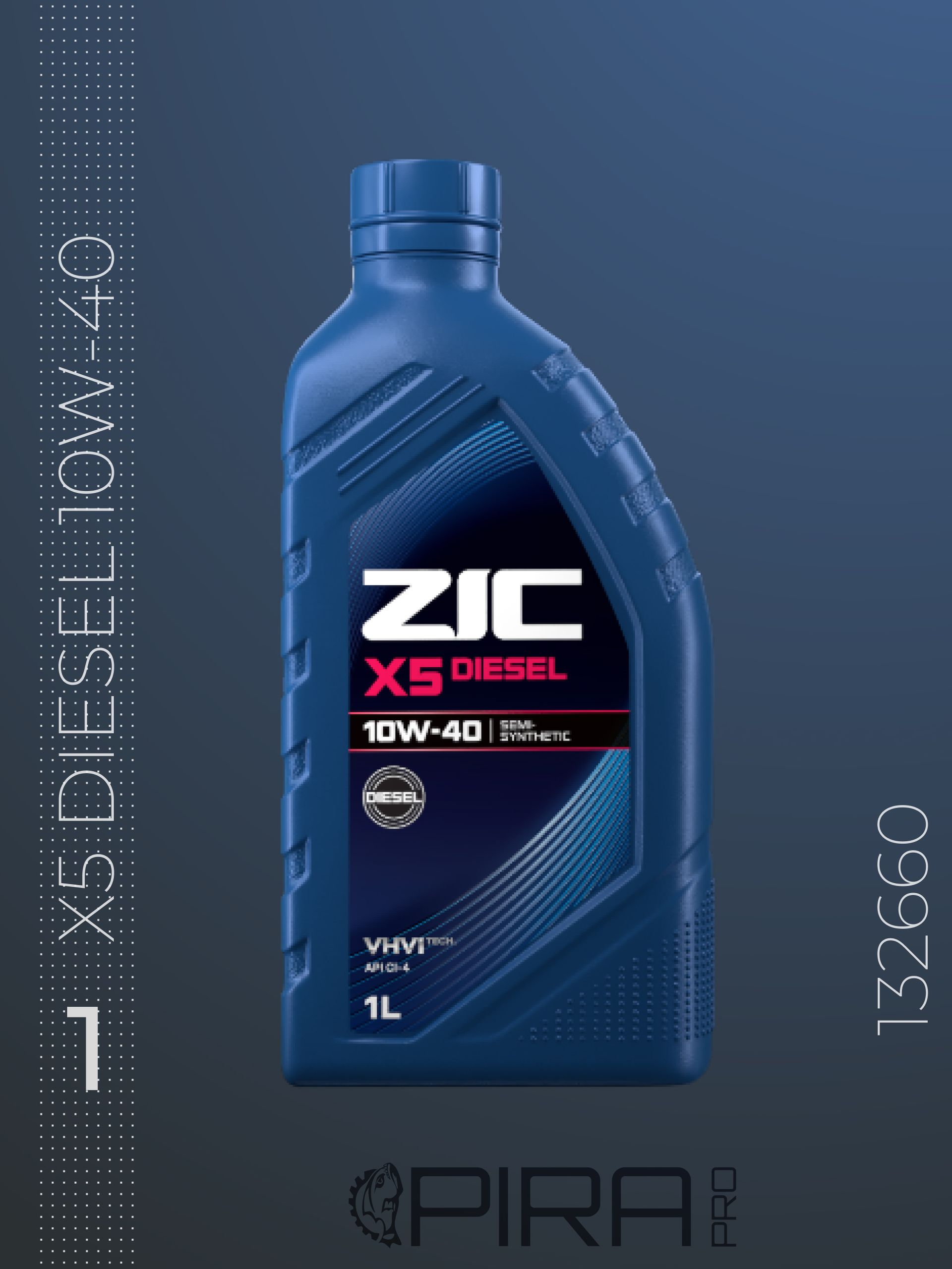 ZIC ZIC X5 DIESEL 10W-40 Масло моторное, Полусинтетическое, 1 л