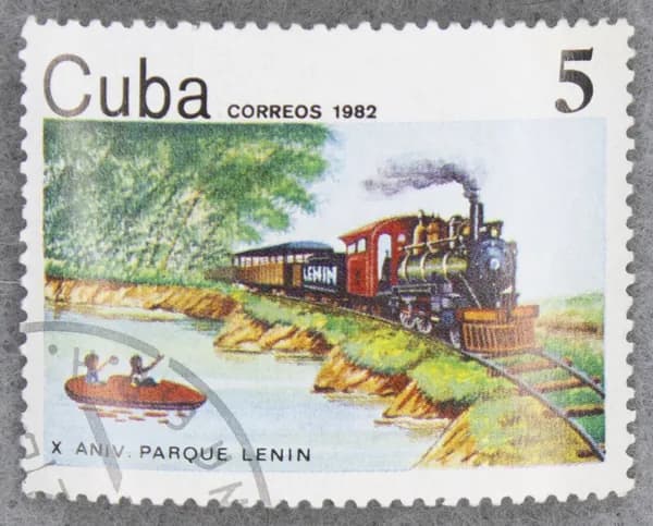 Почтовая марка "The 10th Anniversary of Lenin Park, Havana". Номинал 5 c. Cuba. 1982 год. (Michel CU 2708)