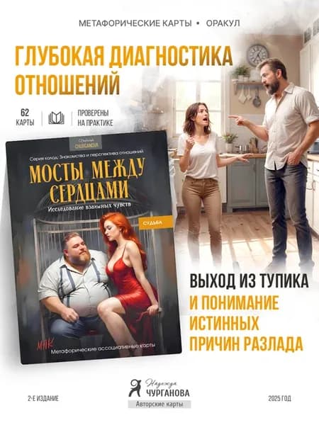 Метафорические карты с расшифровкой "Мосты между сердцами"