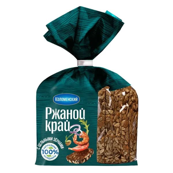 Хлеб Ржаной край с цельными зернами, 300 г