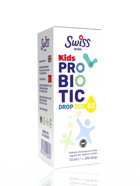 Swiss Bork Probiotic + D3, для детей, 10 мл