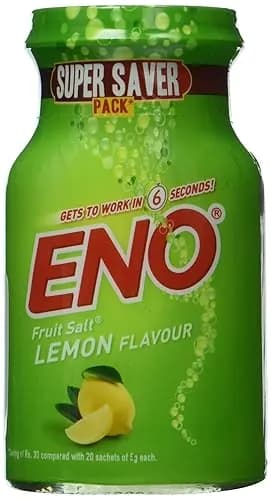 ENO Фруктовая соль лимонный вкус 100 г быстрое облегчение от изжоги и несварения