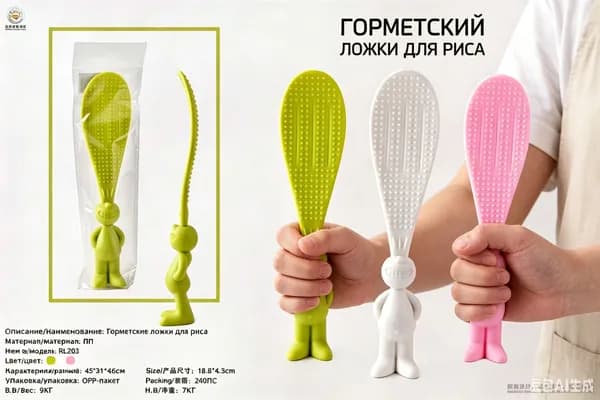 Ложка для мороженого, 10 см, 1 предм.
