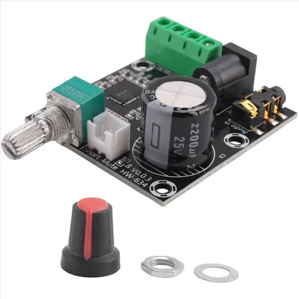 PAM8610 Dual Channel DC 12V HD Pure Digital Audio Стереоусилитель Плата класса D 15W X 2 Модуль усилителя высокой мощности