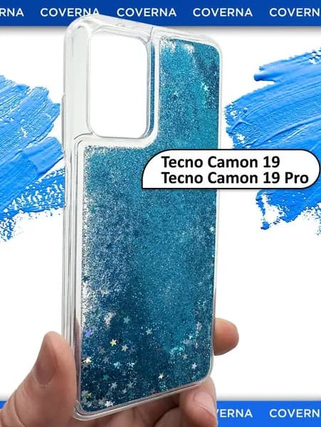 Чехол силиконовый переливашка на Tecno Camon 19, 19 pro на Техно Камон 19, 19 про