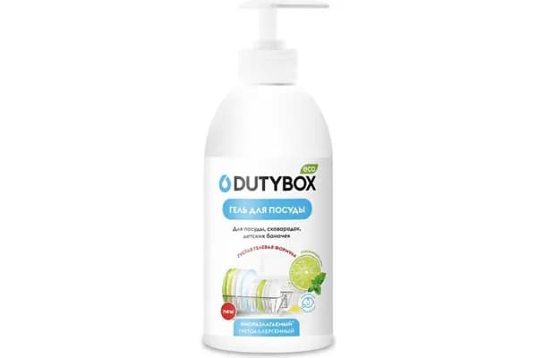 Средство для посуды "Dutybox" "Лайм и мята" гель уп/500мл