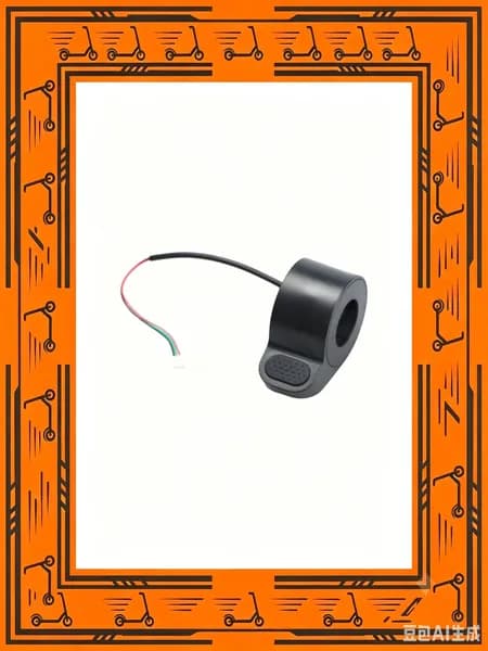 Электроскейт M365, акцентатор 8.5", легкий, пластик, чёрный, 1 шт., 12*8*4 см, 40 г.